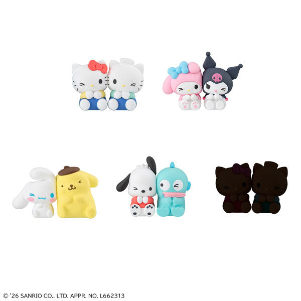 再販 ぴたきゅーと サンリオキャラクターズ 4個入りBOX メガハウス 【2027年1月予約】