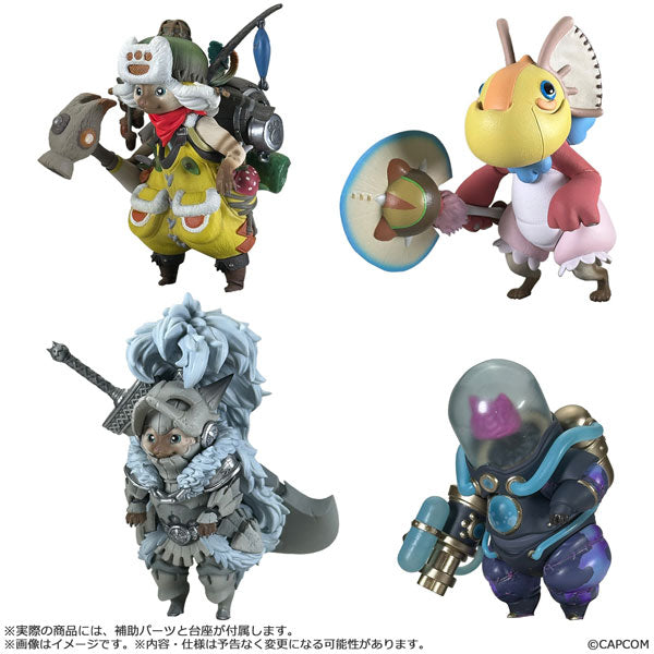 カプコンフィギュアビルダー モンスターハンター スタンダードモデル Plus オトモアイルーコレクション Vol.1 4個入りBOX カプコン【2027年1月予約】