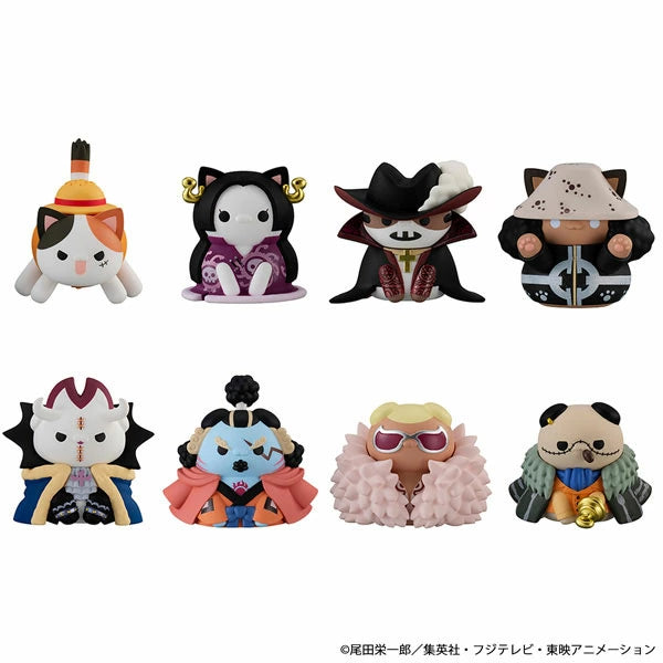 再販 MEGA CAT PROJECT ワンピース ニャンピースニャーン! ルフィと王下七武海 8個入りBOX メガハウス【11月予約】