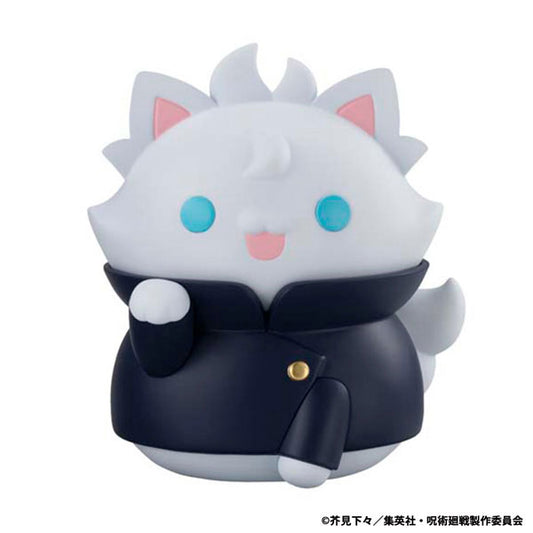 再販 MEGA CAT PROJECT 呪術廻戦 懐玉・玉折 ニャンとも大きな呪術ニャンコ 五条悟 ソフビフィギュア メガハウス【2027年1月予約】