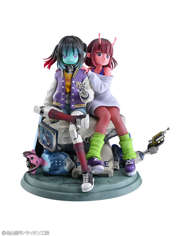 アニメ『銀河特急 ミルキー☆サブウェイ』チハル＆マキナ 完成品フィギュア メディコス・エンタテインメント【2027年6月予約】
