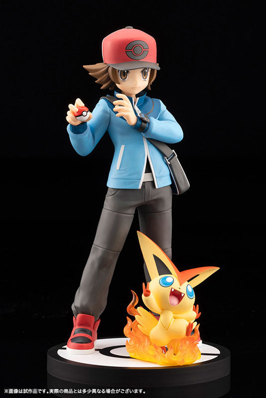 ARTFX J 『ポケットモンスター』シリーズ トウヤ with ビクティニ 1/8 完成品フィギュア コトブキヤ 【2027年3月予約】