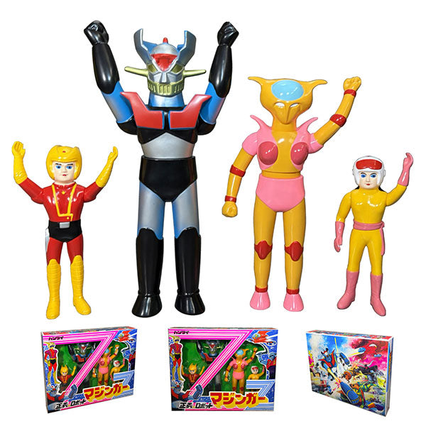 バイナルアーカイブスプロジェクト 復刻版 正義のロボットマジンガーZ ソフビセット アート・ストーム【2027年3月】