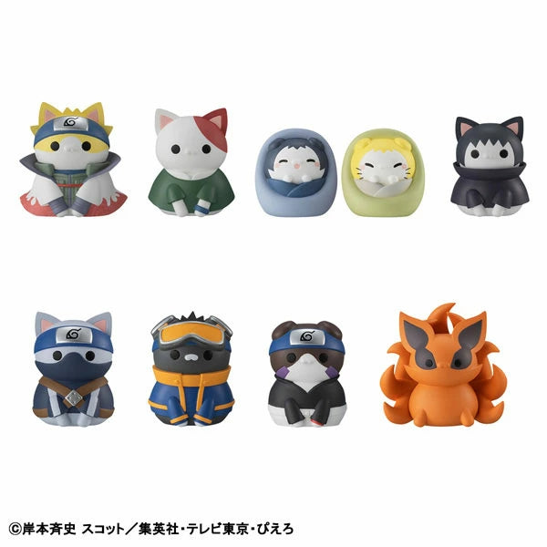 再販 MEGA CAT PROJECT NARUTO -ナルト- 疾風伝 ニャルト！少しむかしむかしの 木ノ葉隠れの里だってばよ！ 8個入りBOX メガハウス【11月予約】